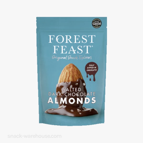 Forest Feast Salted Dark Chocolate Almonds 40g