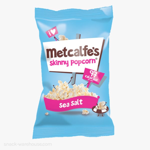 Metcalfe's Skinny Popcorn Sea Salt 20g