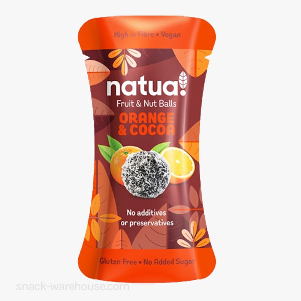 Natua! Fruit & Nut Balls Orange & Cocoa 28g