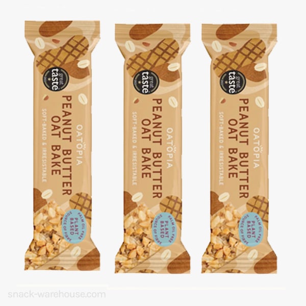 Oatopia Peanut Butter Oat Bake Bar 60g