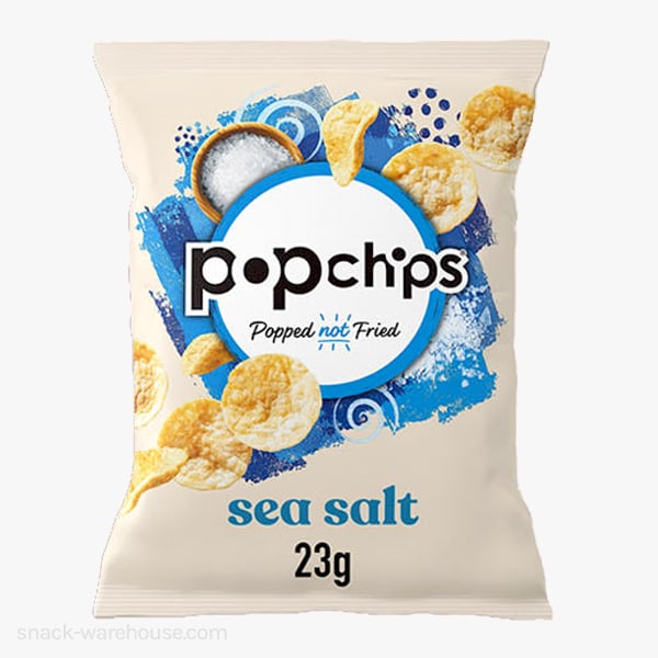 Popchips Sea Salt Popped Potato Snack 23g