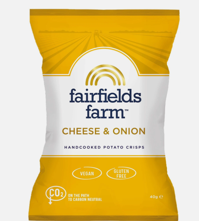 Fairfields Farm Crisps Cheese & Onion 40 g