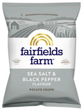 Fairfields Farm Sea Salt & Black Pepper Crisps 40g