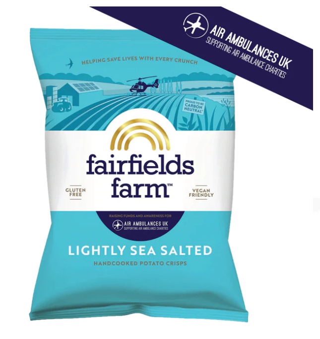 Fairfields Farm Lightly Sea Salted Crisps 40g