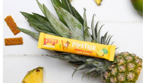 Pip Organic Pineapple & Mango Fruit Bar 18g