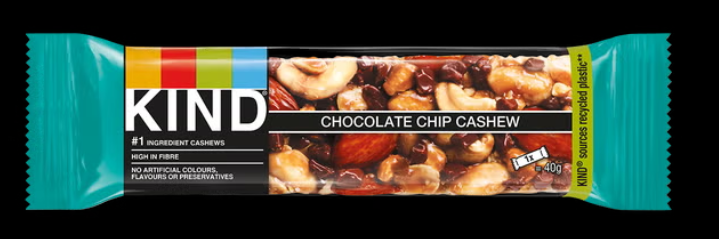 KIND Chocolate Chip Cashew Bar 40g
