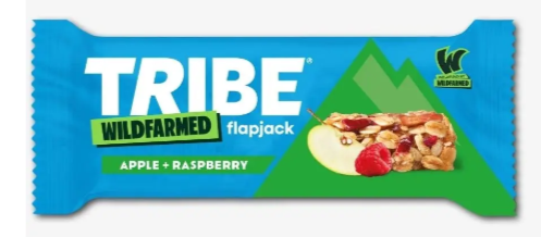 TRIBE x Wildfarmed Flapjack Apple & Raspberry Bar 50g