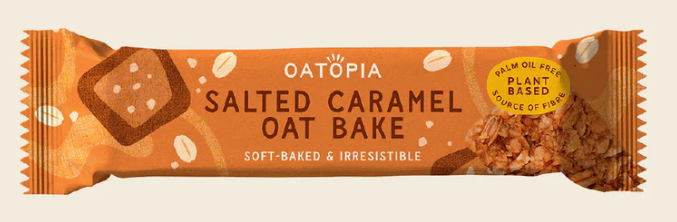Oatopia Salted Caramel Oat Bake Bar 60g