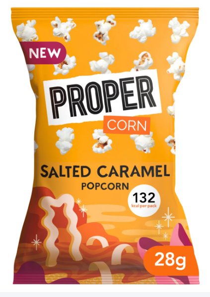 Propercorn Salted Caramel Popcorn 28g