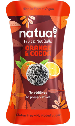 Natua! Fruit & Nut Balls Orange & Cocoa 28g