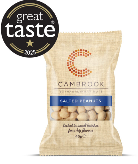 Cambrook Salted Peanuts 45g