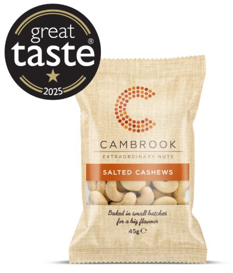 Cambrook Baked & Salted Cashews 45g