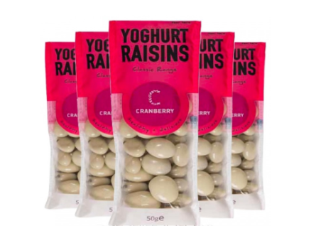 Cranberry Yogurt Raisins Snack Shot 50g