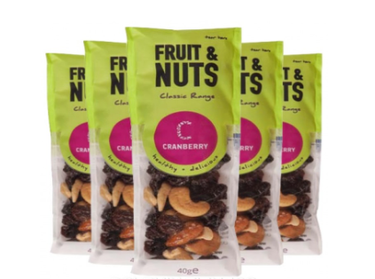 Cranberry Fruit & Nuts Snack Shot 40g