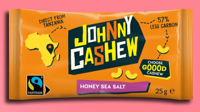 Johnny Cashew - Honey Roasted & Sea Salt Cashews 25g