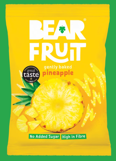 BEAR Fruit Dried Pineapple 35g