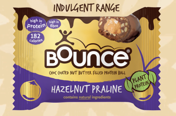 Bounce Dipped Protein Balls - Hazelnut Praline  40g