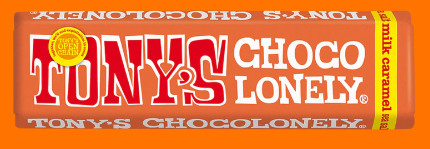 Tony's Chocolonely Milk Caramel Sea Salt Bar 50g