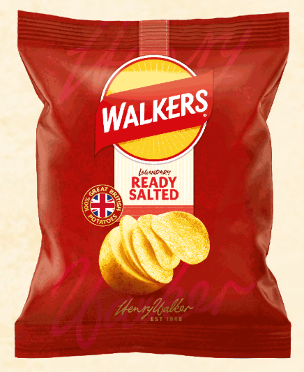 Walkers Ready Salted Crisps 25g