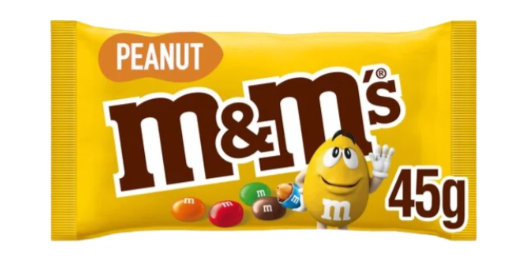 M&Ms Peanut Bag 45g