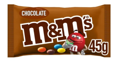 M&Ms Chocolate Bag 45g