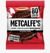 Metcalfe's Dark Chocolate Rice Cakes 34g