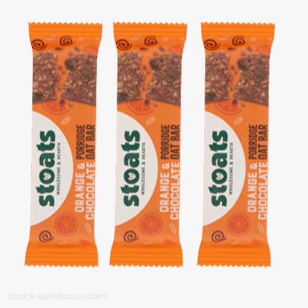 Stoats Orange & Chocolate Porridge Oat Bar 42g