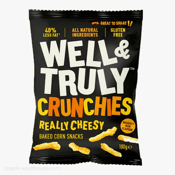 Well & Truly Really Cheesy Crunchies 30g