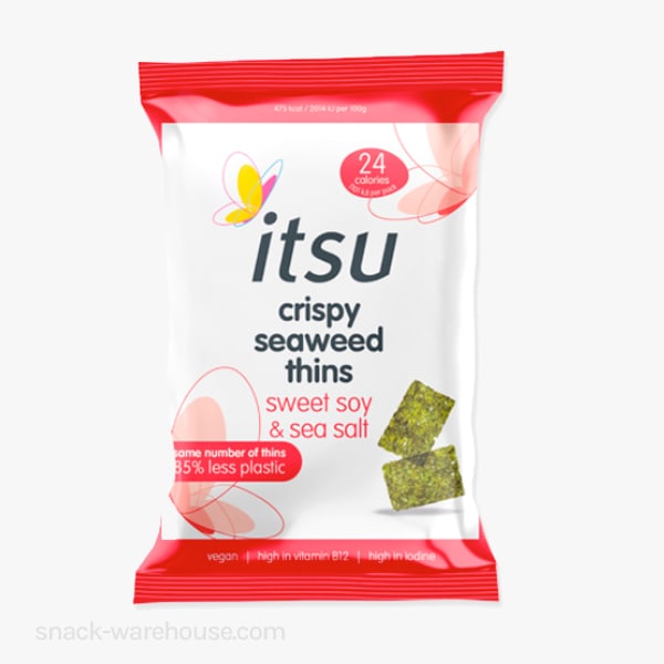 itsu Crispy Seaweed Thins Sweet Soya & Sea Salt 5g